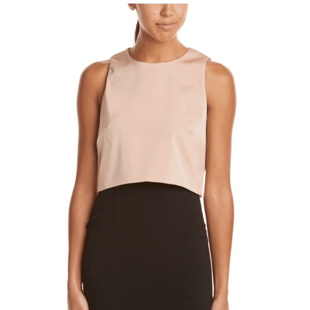 NWT Nicole Miller Artelier Blush Sleeveless Top